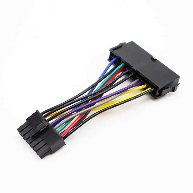 24P轉14P/10P電源線24針轉14針10針轉接線聯想IBM戴爾A75 Q75主板jft 24P轉12P 30CM不套網 其他